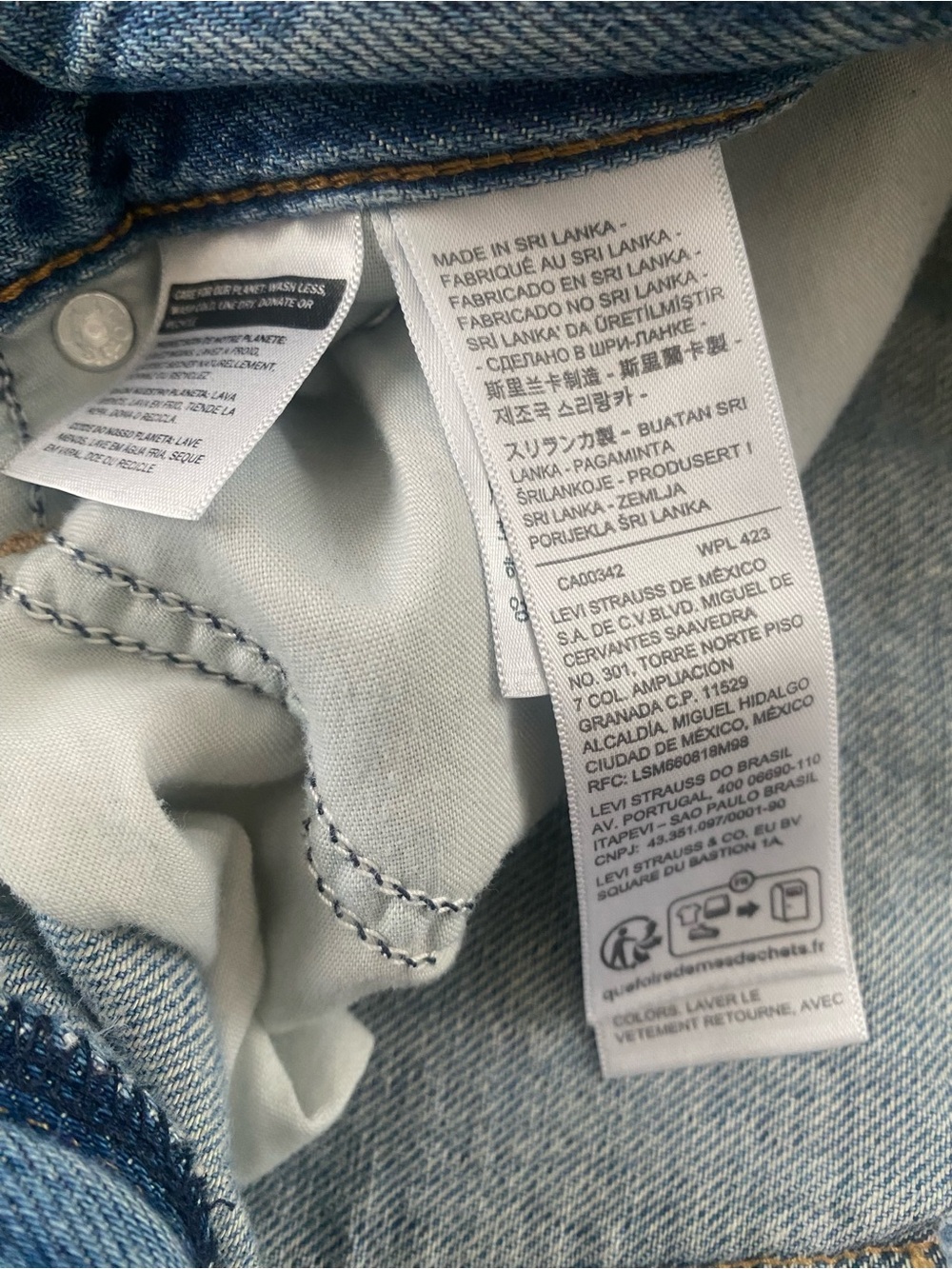 Levi's Cinch Baggy Jeans - Light Blue Size 31 - Picture 7 of 13